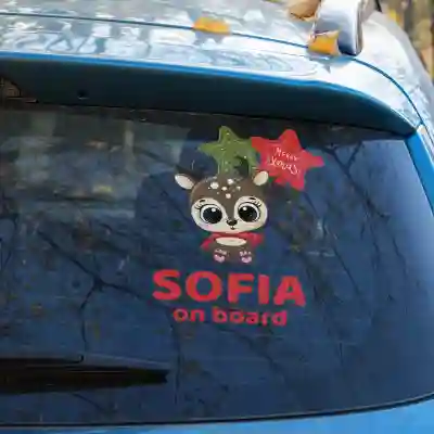 Sticker Baby on Board - Bambi