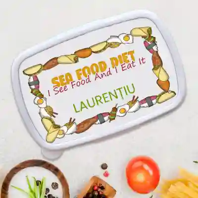 Lunch box personalizat fructe de mare