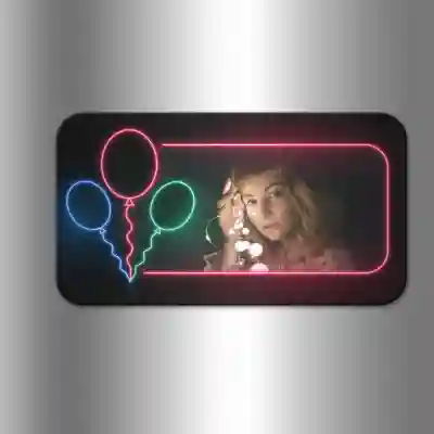 Magnet pentru frigider personalizat - Neon