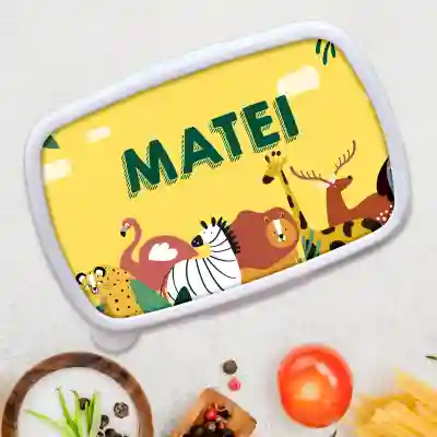 Lunch box personalizat Savana