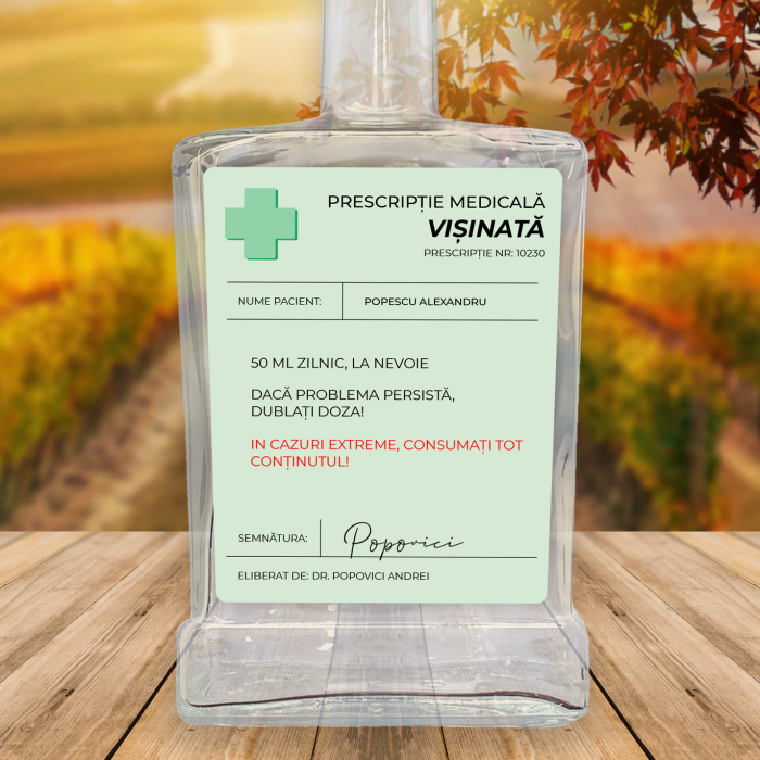 Sticle cu eticheta personalizabila - Cel mai bun Medicament