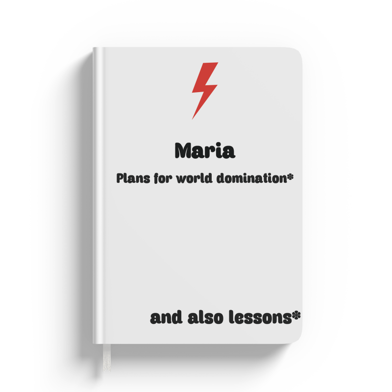 Notebook personalizat cu mesaj amuzant