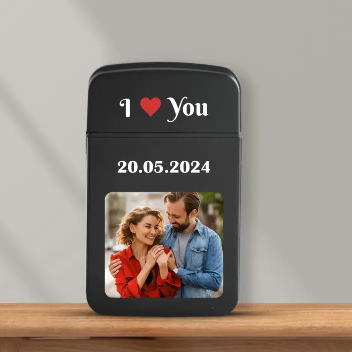 Bricheta personalizata antivant - I love you