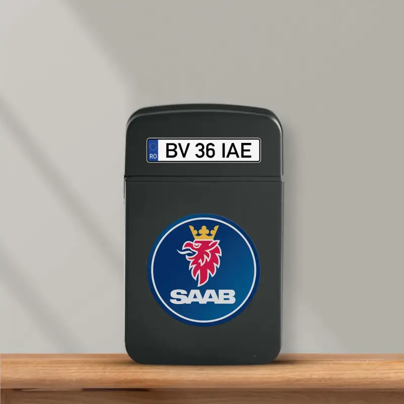 Bricheta personalizata antivant - Saab