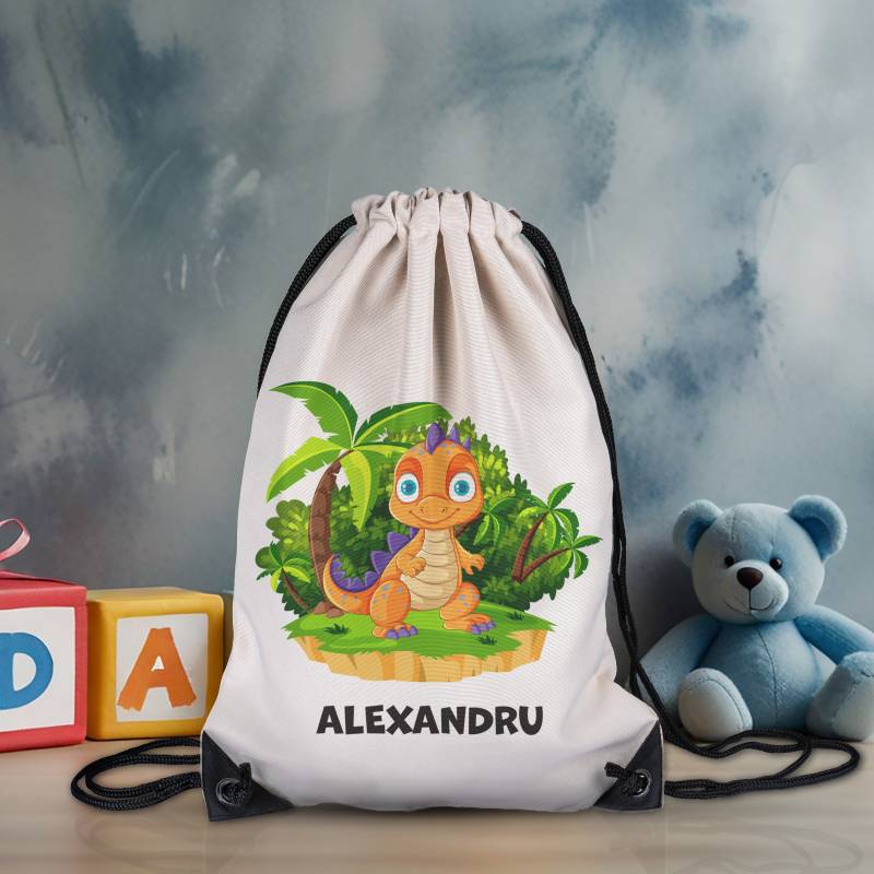 Rucsac personalizat - Dinozaur