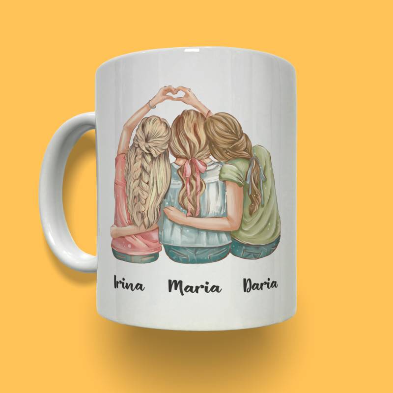 Cana personalizata - BFF