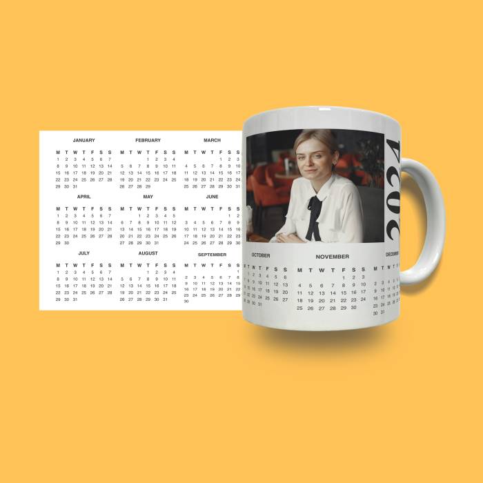 Cana personalizata - Calendar