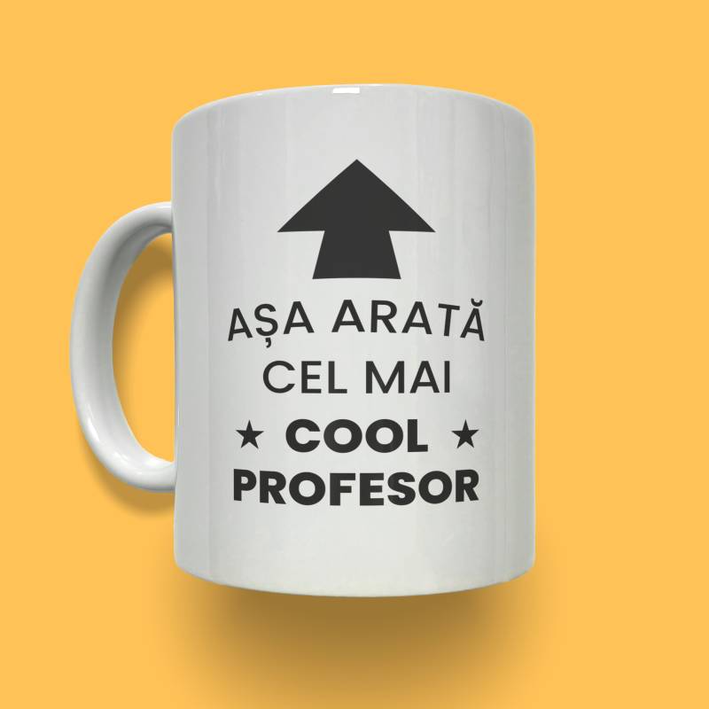 Cana personalizata - Profesor cool