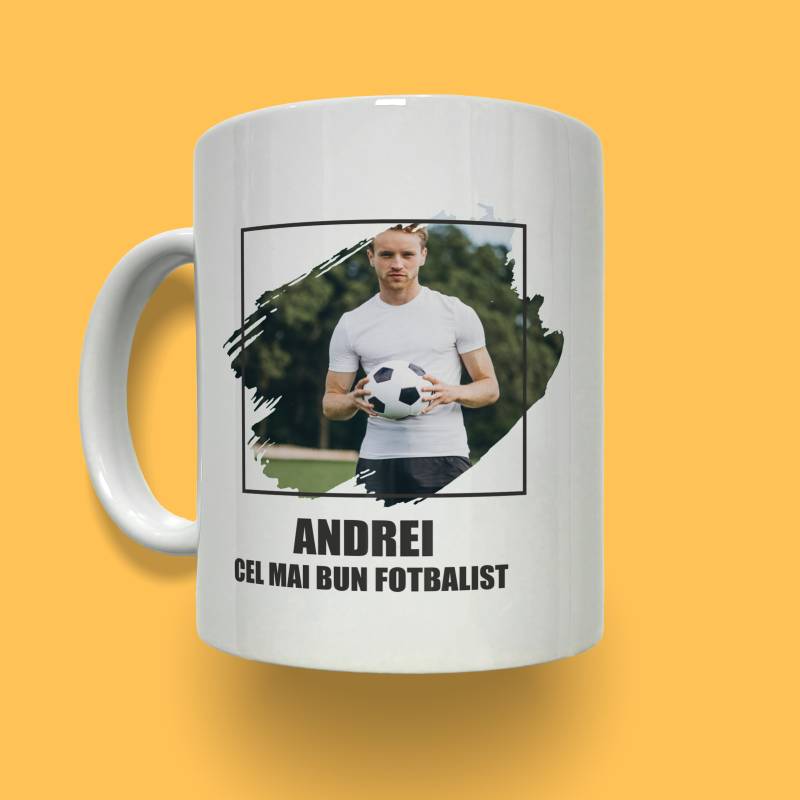 Cana personalizata - Fotbalist