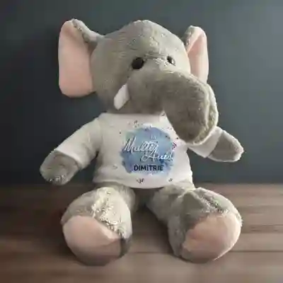 Elefant de plus personalizat - La multi ani