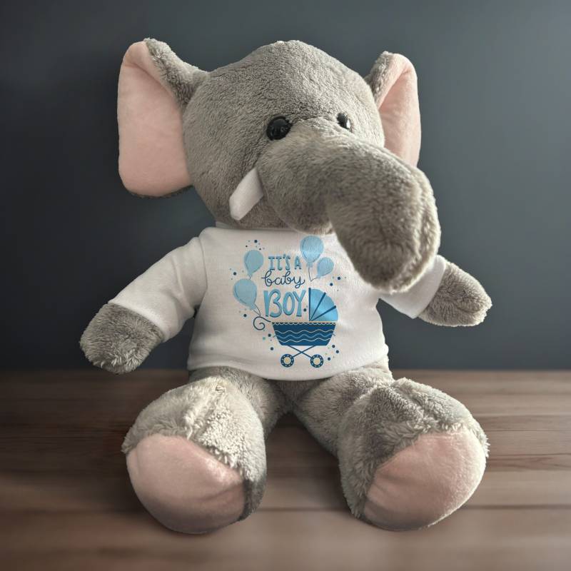 Elefant de plus personalizat - It's a boy