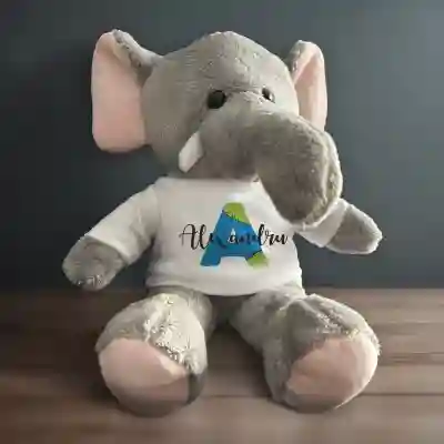 Elefant de plus personalizat - Cu model