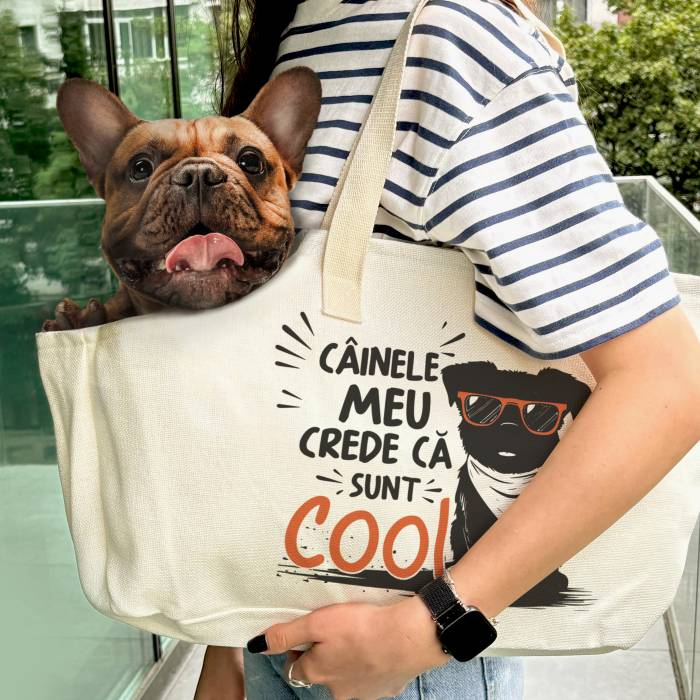 Geanta personalizata pentru caine - Cool