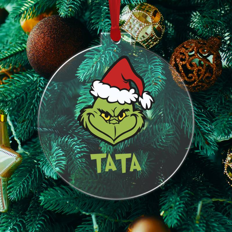 Glob de Craciun personalizat - Tata Grinch