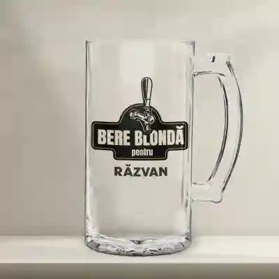 Halba de bere personalizata - Bere blonda