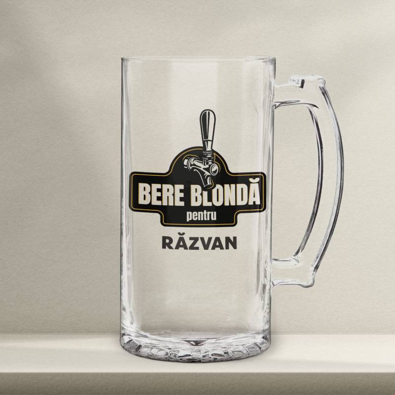 Halba de bere personalizata - Bere blonda