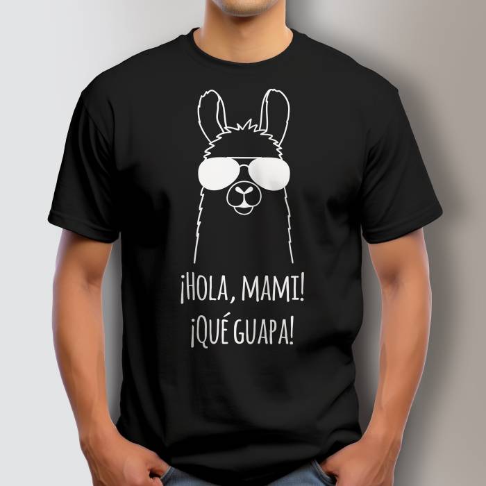 Tricou personalizat - Hola, mami!