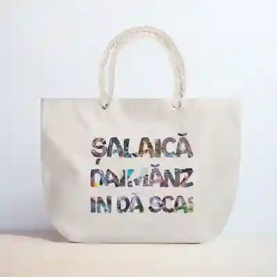 Geanta de plaja personalizata - Sailaica daimanz!