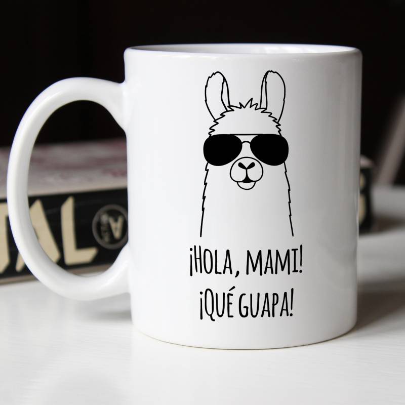 Cana personalizata - Hola, mami!