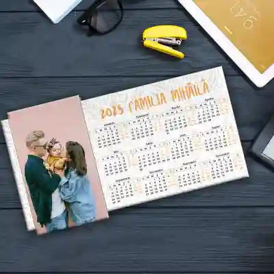 Magnet frigider personalizat - calendar cu poza 