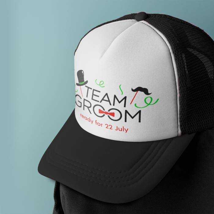 Sapca personalizata - Team Groom