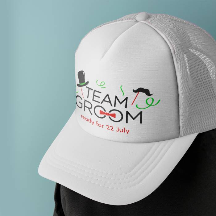 Sapca personalizata - Team Groom