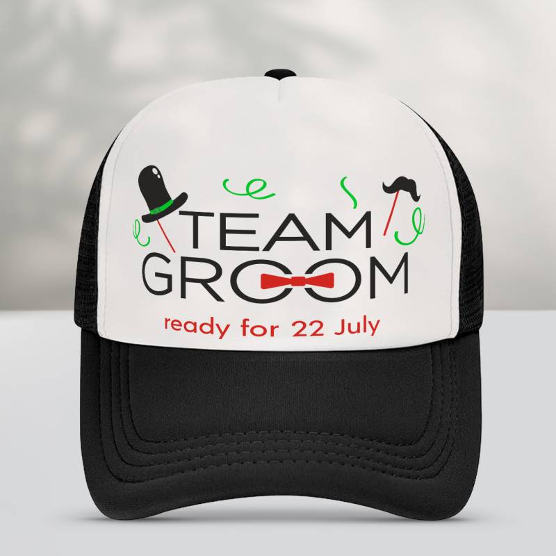 Sapca personalizata - Team Groom