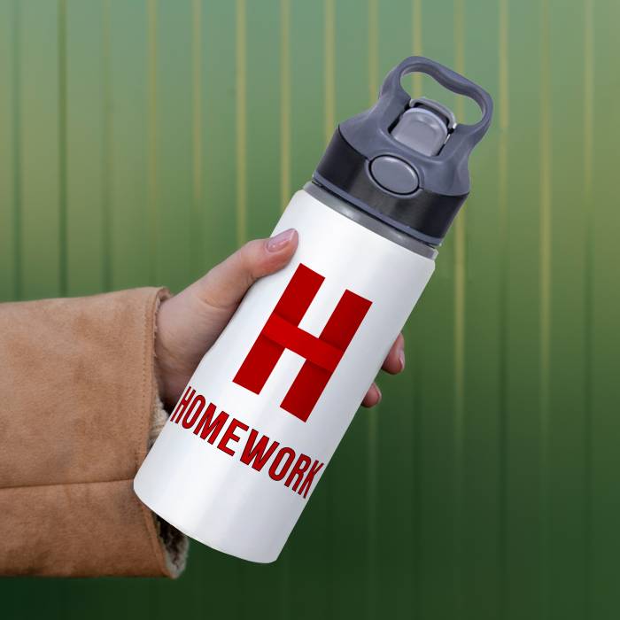 Termos personalizat din aluminiu 650ml - Homework