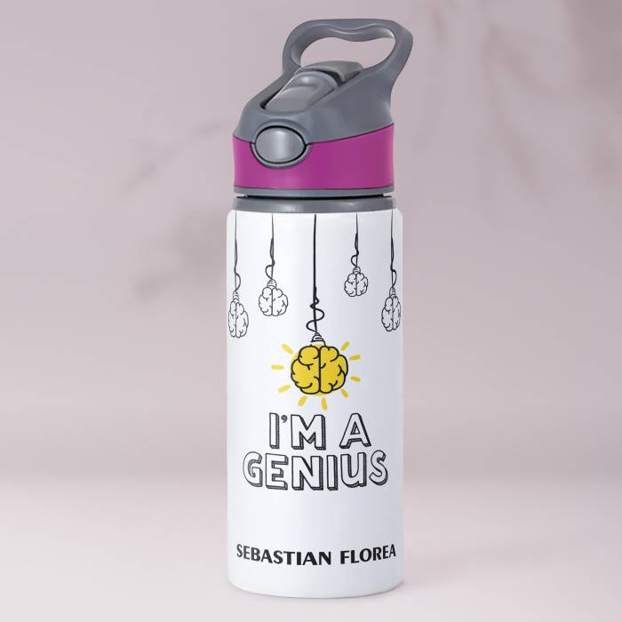 Termos personalizat din aluminiu 650ml - Genius