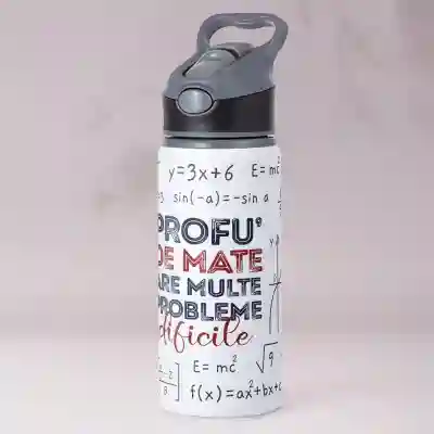 Termos personalizat din aluminiu 650ml - Profu de mate