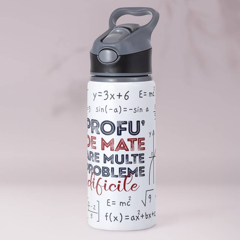 Termos personalizat din aluminiu 650ml - Profu de mate