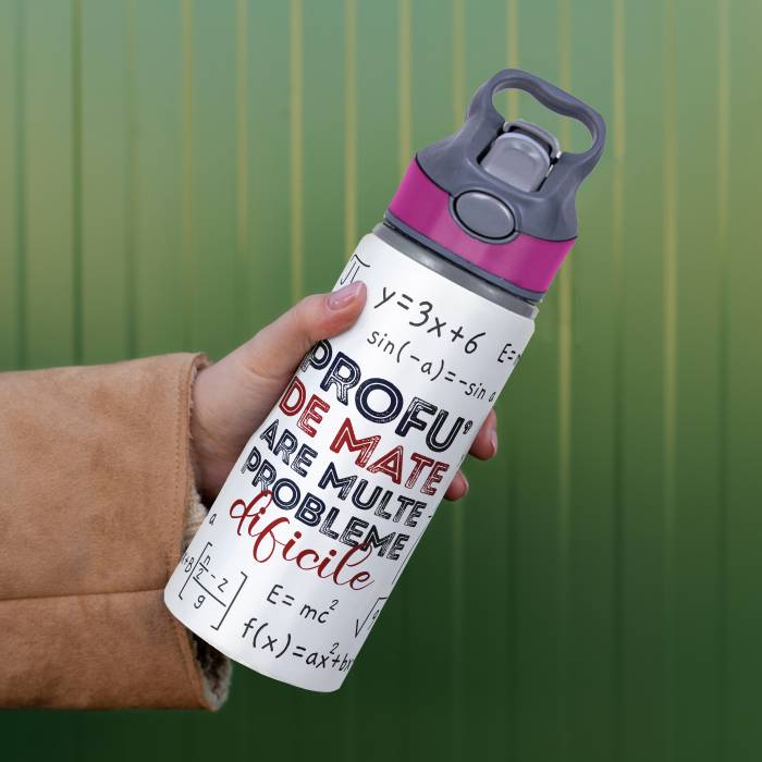 Termos personalizat din aluminiu 650ml - Profu de mate