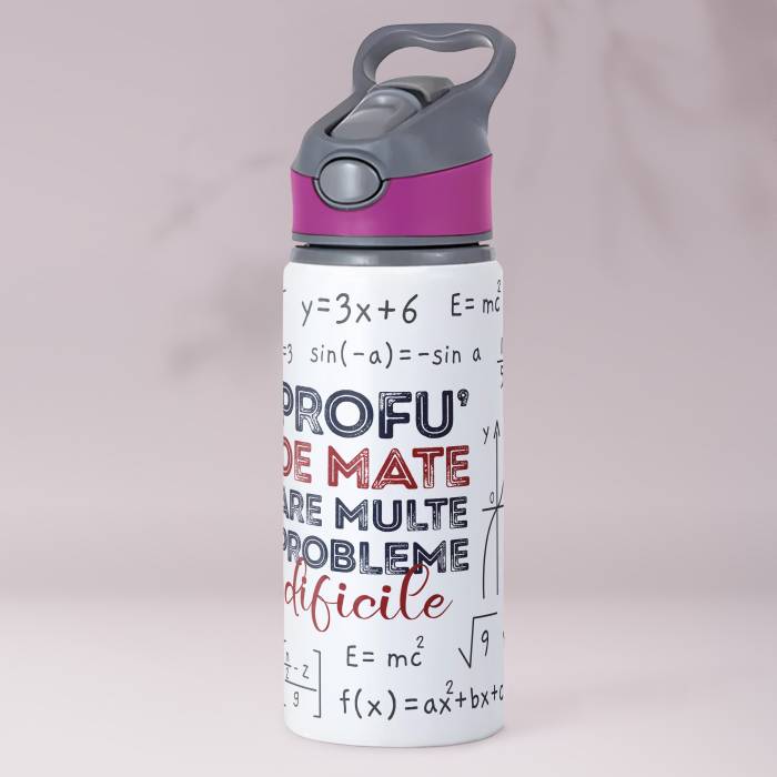 Termos personalizat din aluminiu 650ml - Profu de mate