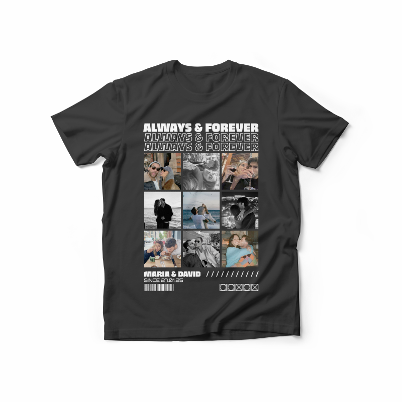 Tricou Personalizat pentru Barbati - Always & Forever