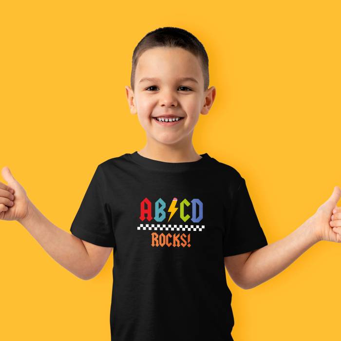 Tricou personalizat pentru copii - ABCD