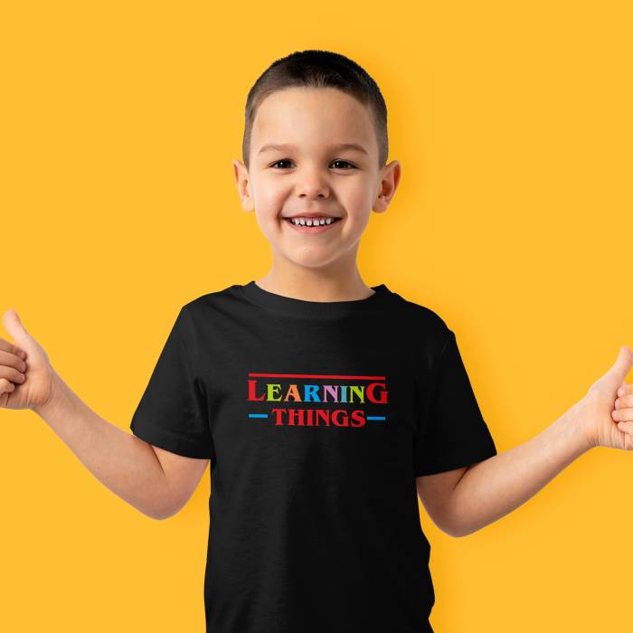 Tricou personalizat pentru copii - Learning things