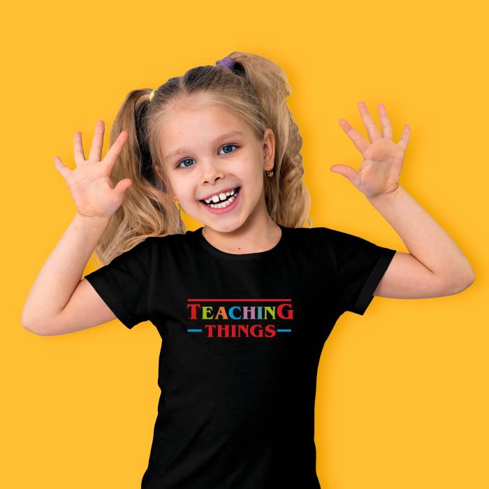 Tricou personalizat pentru copii - Learning things