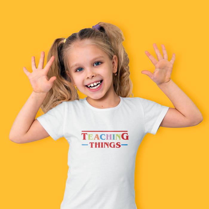 Tricou personalizat pentru copii - Learning things