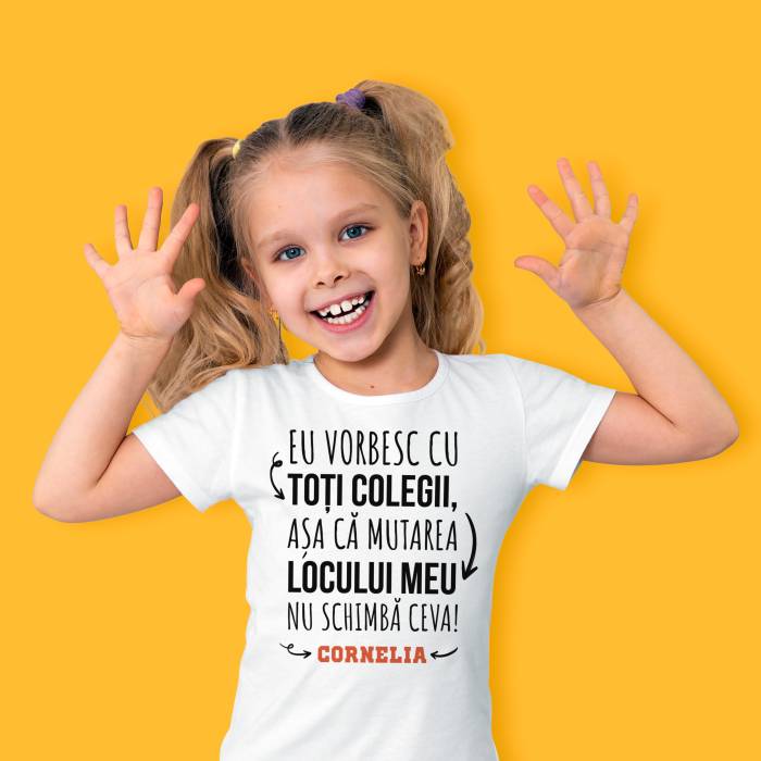 Tricou personalizat pentru copii - Locul meu