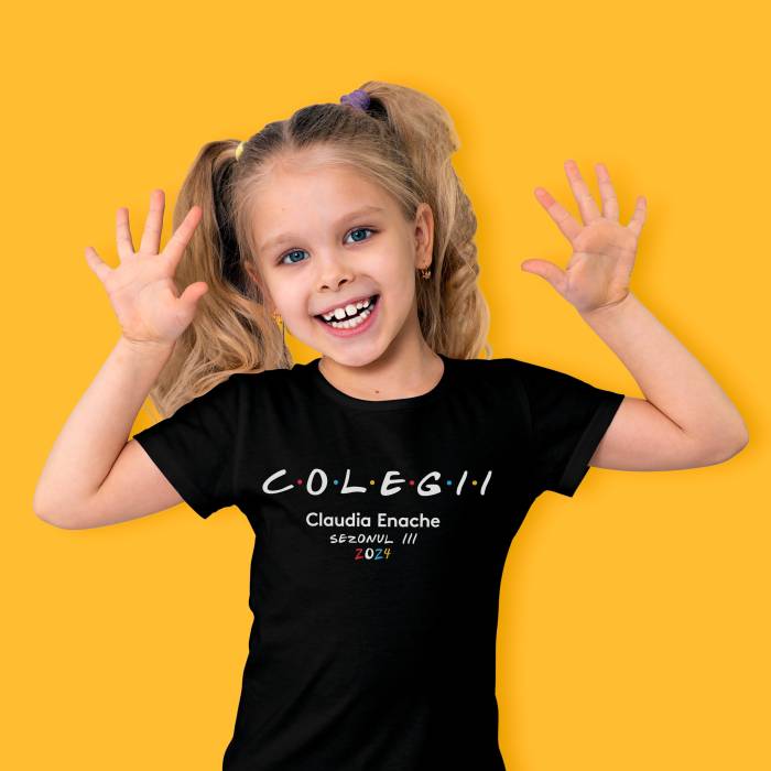 Tricou personalizat pentru copii - Colegii