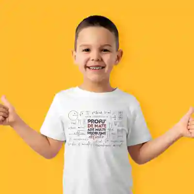 Tricou personalizat pentru copii - Profu de mate