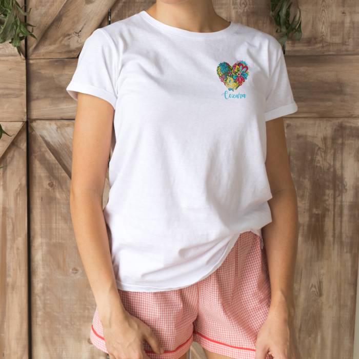 Tricou personalizat - Colorful Heart