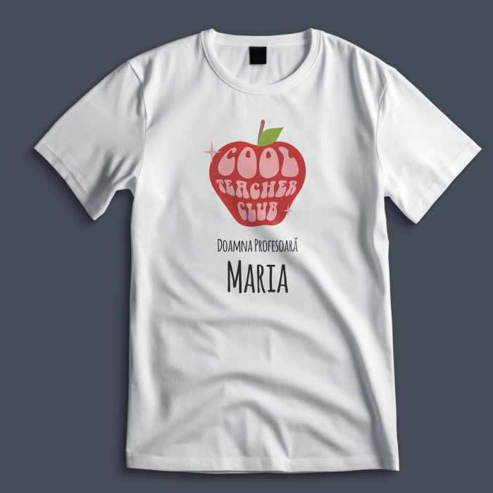 Tricou personalizat - Cool teacher club