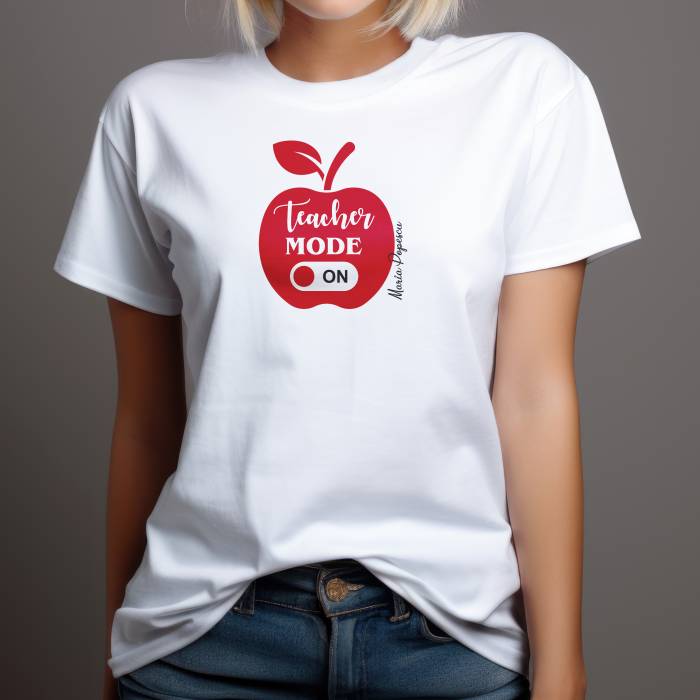 Tricou personalizat - Teacher mode