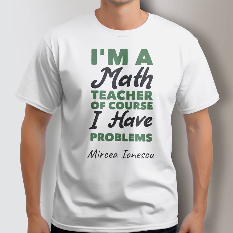 Tricou personalizat - Math teacher