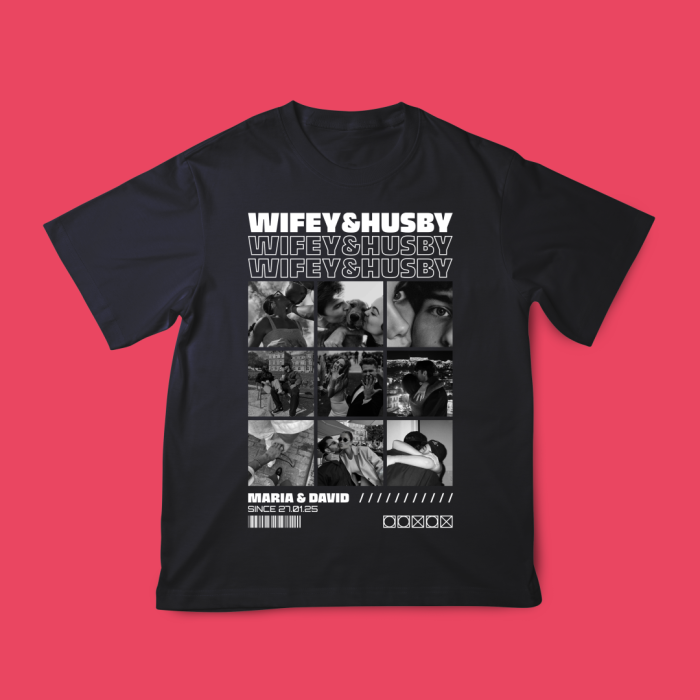 Tricou Personalizat pentru Barbati - Wifei & Husby