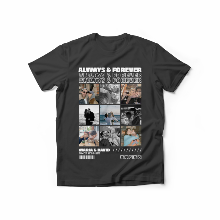 Tricou Personalizat pentru Femei - Always & Forever