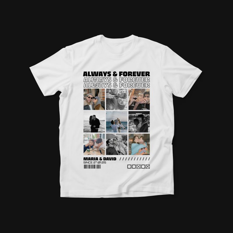 Tricou Personalizat pentru Femei - Always & Forever