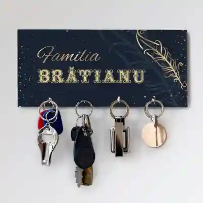 Suport pentru chei personalizat - Familia noastra