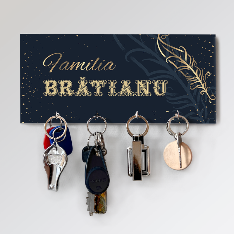 Suport pentru chei personalizat - Familia noastra